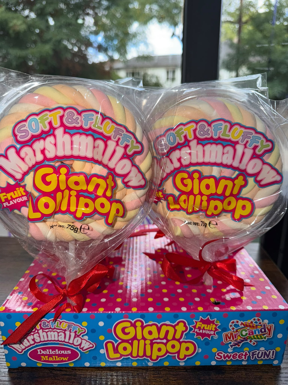 Giant Marshmallow Lollipop